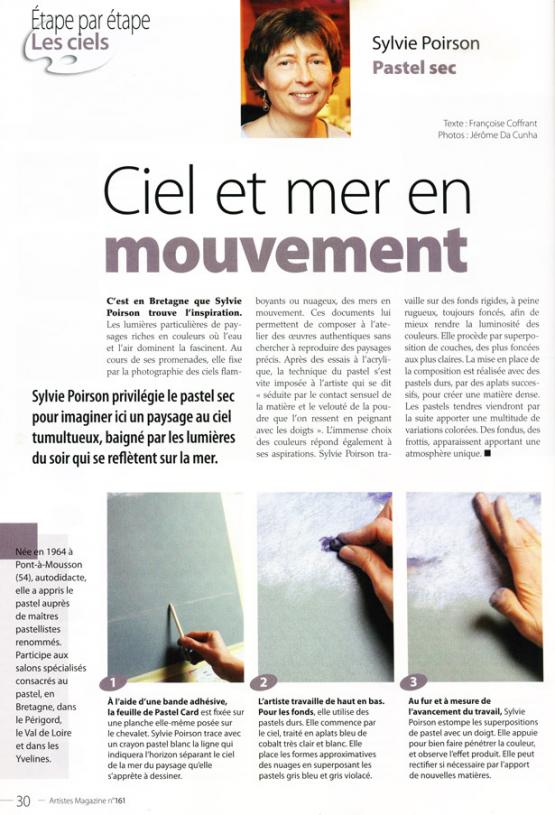 Page 30 d'Artiste Magazine N°161 du 2013