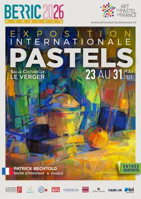 affiche exposition Art du Pastel en France Berric 2026