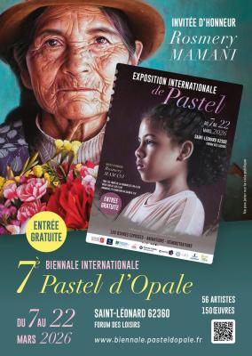 affiche salon pastel d'opale St Léonard