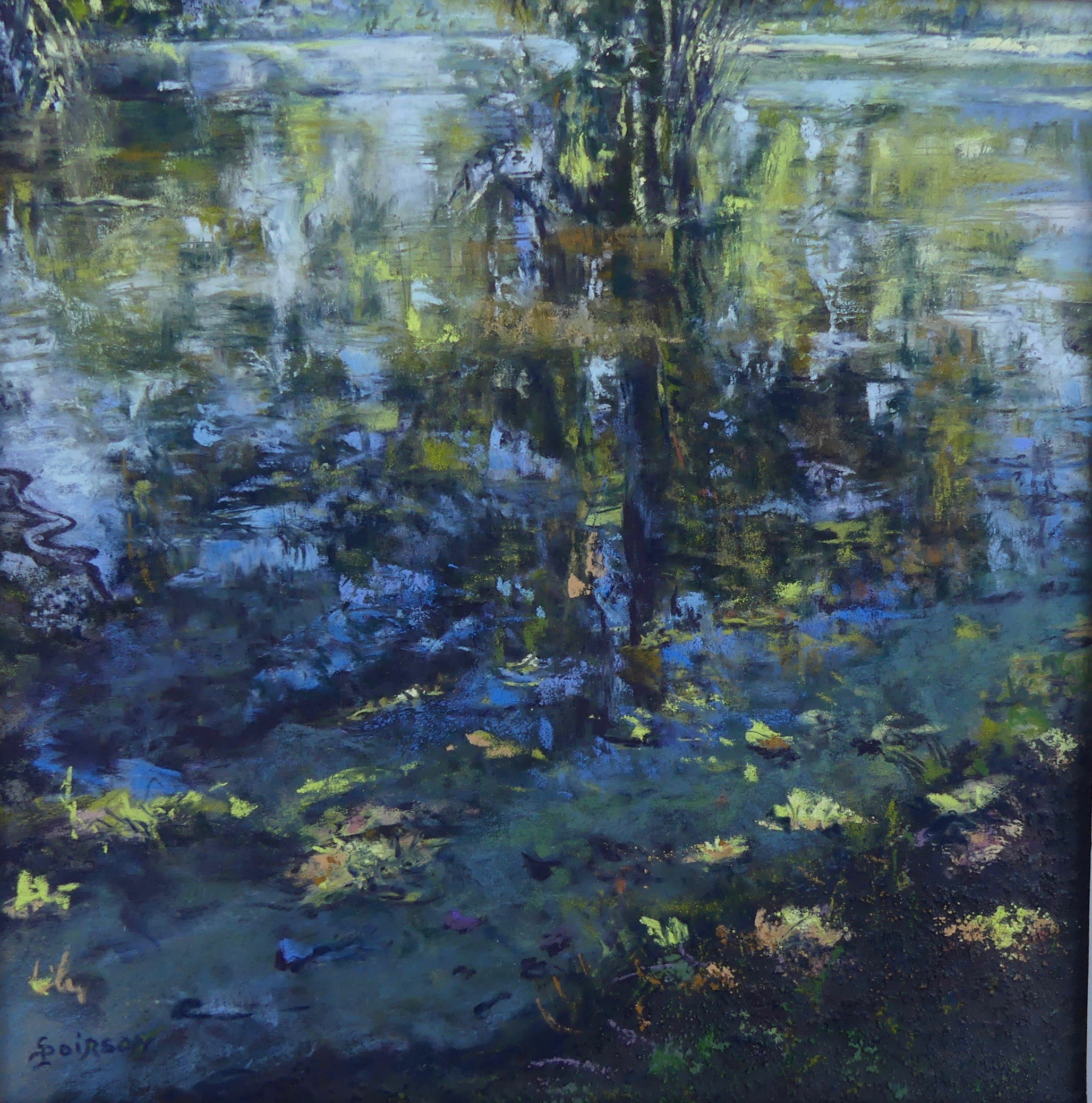 paysage d'eau au pastel sylvie poirson